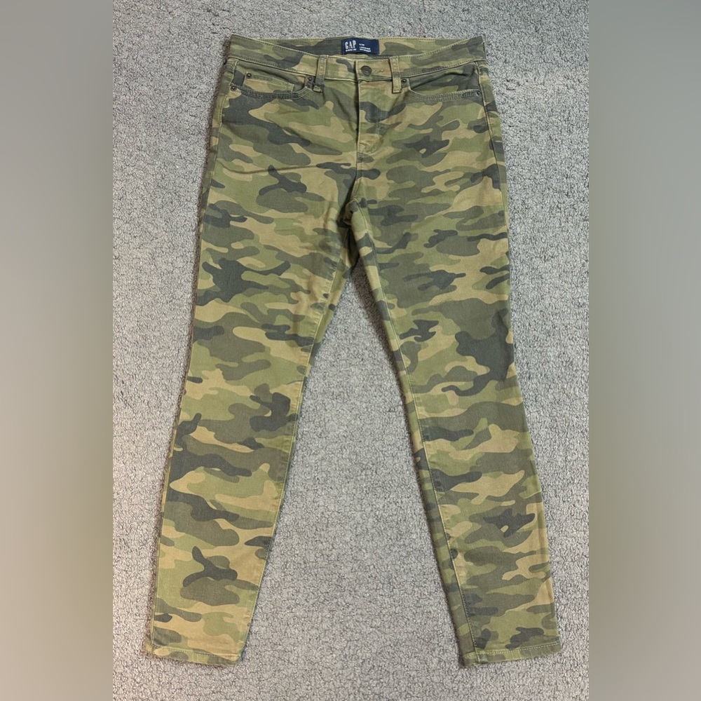 Gap Legging Skimmer Camo Camouflage Skinny Jeans Womens Size 6 28